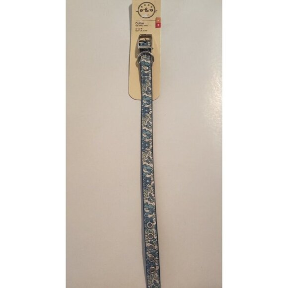 BOND & Co. Baby Blue Blossom Dog Collar, X-Small/Small - Picture 2 of 2